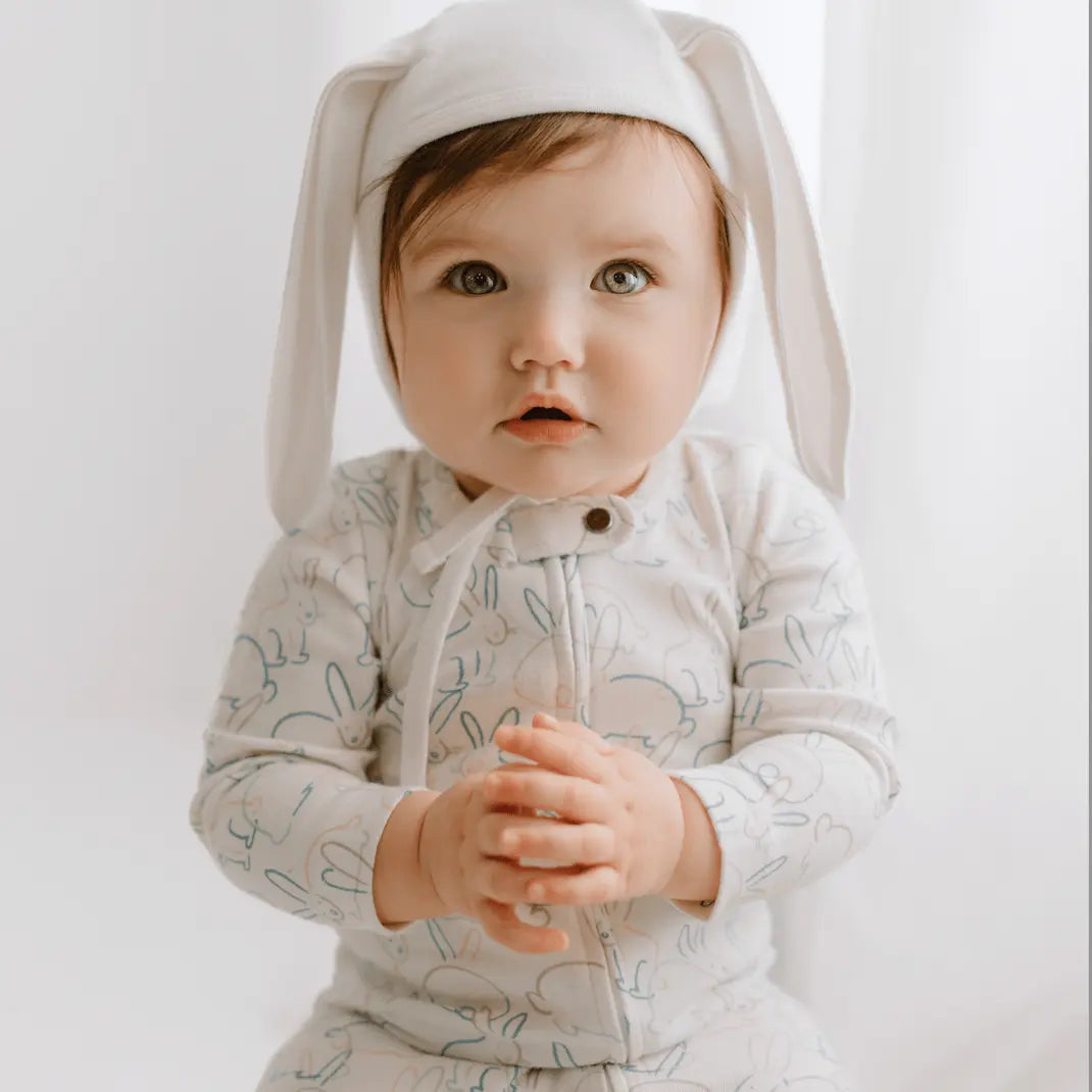 Finn + Emma footie | bunnies - 