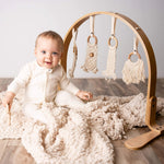 Finn + Emma footie | ivory - 