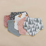 Mebie Baby Forest Classic Muslin Bib For Baby Oeko Tex Certified Absorbent - 