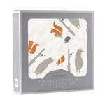 Newcastle Classics Forest Friends Baby Cotton Hooded Towel And Washcloth SetEveretts Place