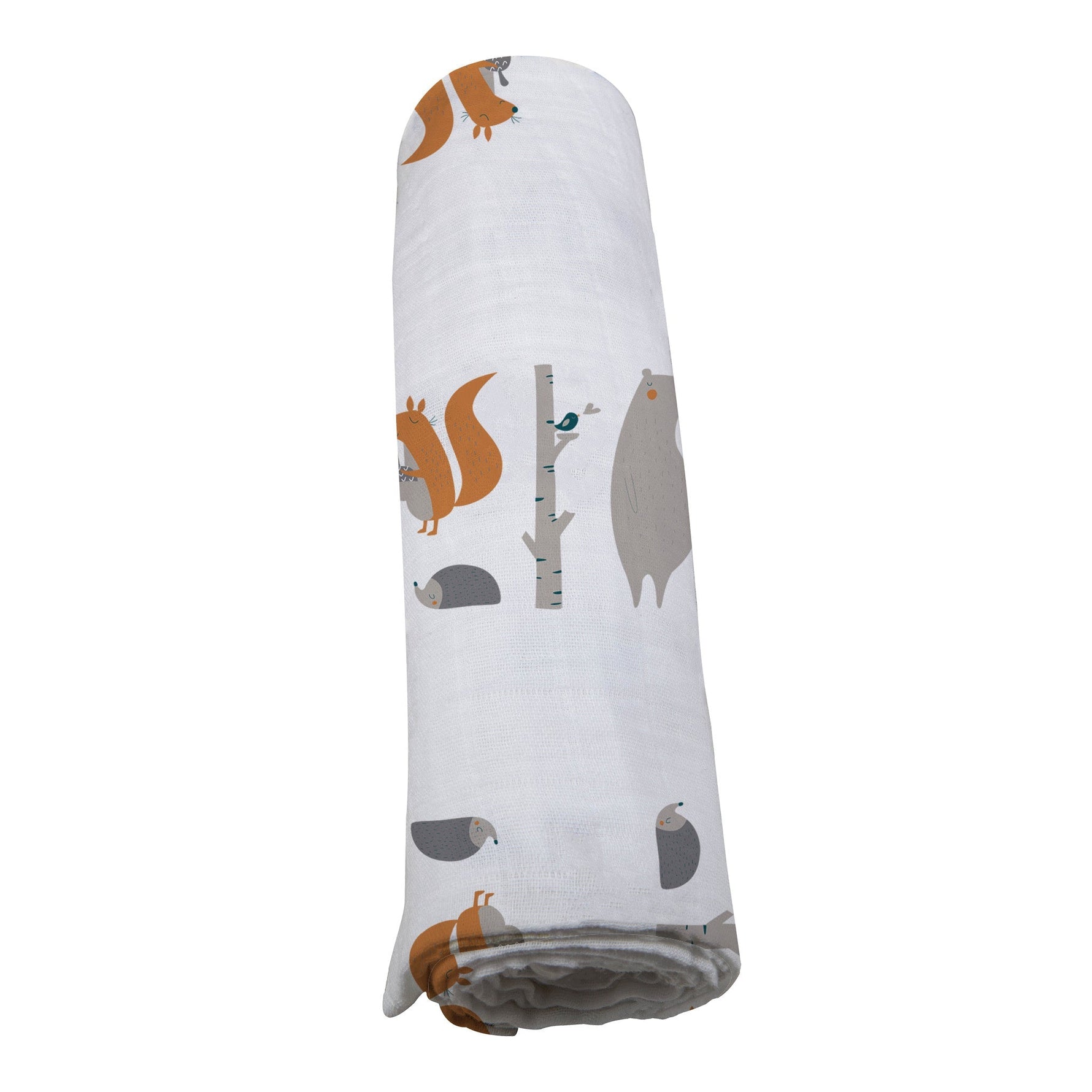 Newcastle Classics Forest Friends Cotton Muslin Baby Swaddle Blanket Soft Breathable PrewashedEveretts Place