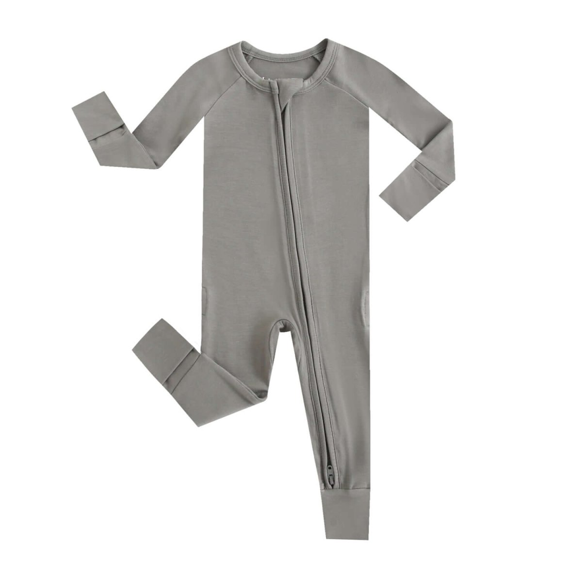 Luxie Charm Forest Green Zippered Baby Romper - Everetts Place Boutique - 