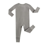 Luxie Charm Forest Green Zippered Baby Romper - Everetts Place Boutique - 