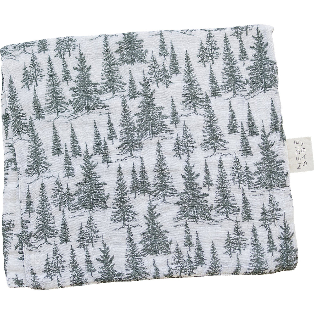 Mebie Baby Forest Muslin Burp Cloth Mebie Baby Soft Absorbent Baby Accessory - 