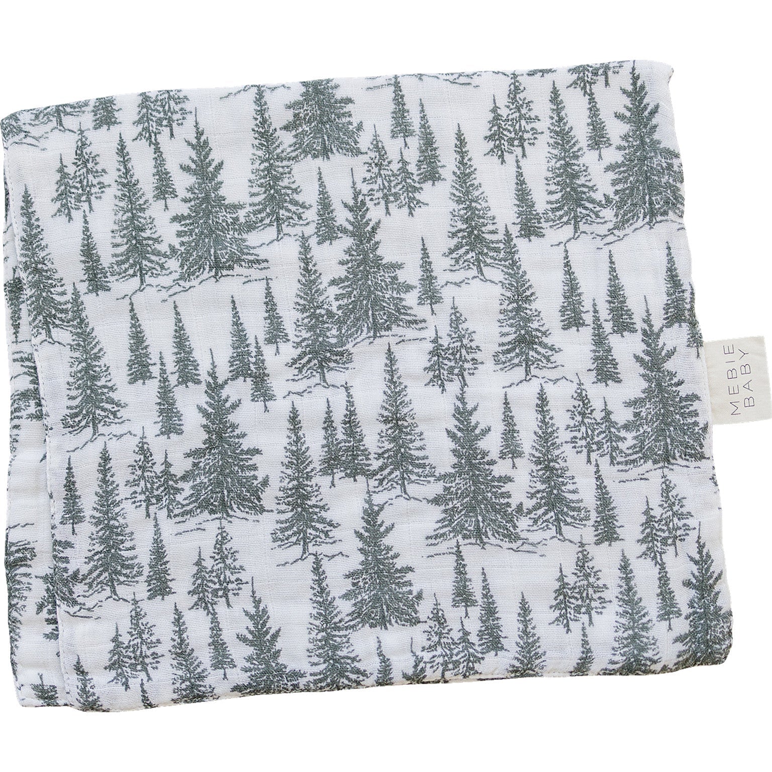 Mebie Baby Forest Muslin Burp Cloth Mebie Baby Soft Absorbent Baby Accessory - 