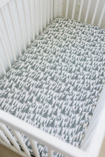 Mebie Baby Forest Muslin Crib Sheet - 
