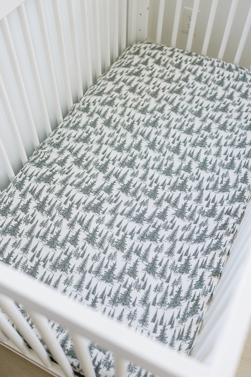 Mebie Baby Forest Muslin Crib Sheet - 