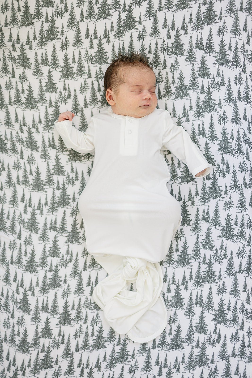 Mebie Baby Forest Muslin Crib Sheet - 