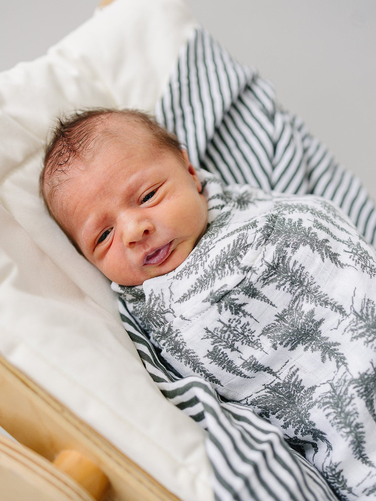 Mebie Baby Forest Muslin Swaddle Blanket - 