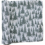 Mebie Baby Forest Muslin Swaddle Blanket - 