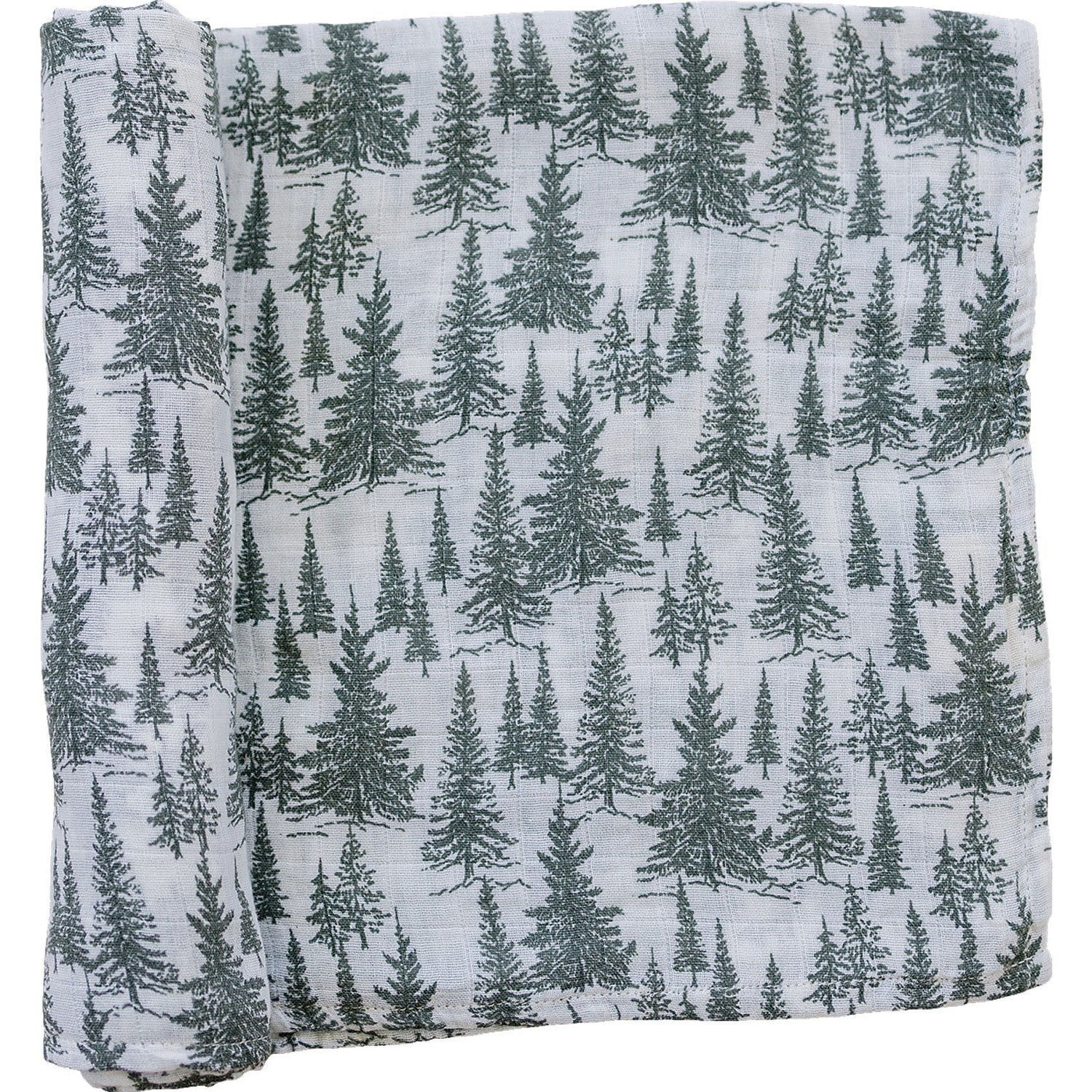 Forest Muslin Swaddle Blanket - Spruce-fir forests, Larch, Forest, Woody plant, Black spruce | Everetts Place