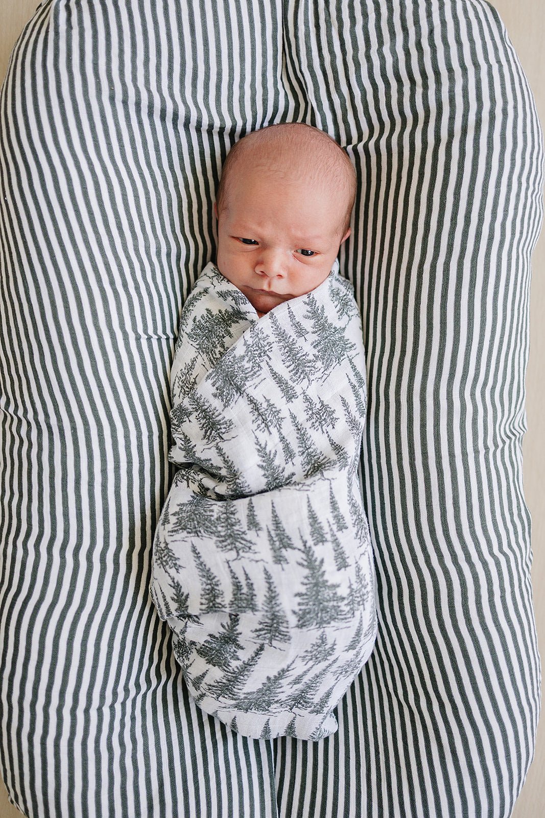 Mebie Baby Forest Muslin Swaddle Blanket - 