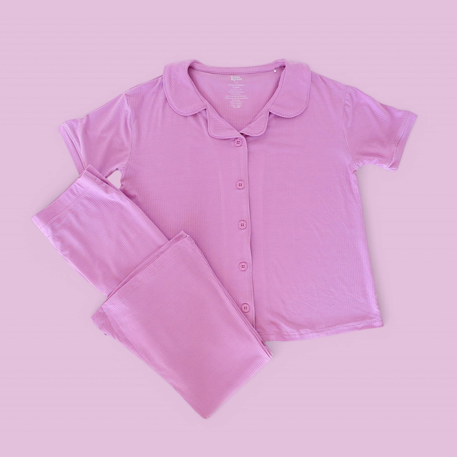 DREAM BIG LITTLE CO FOREVER LILAC RIB DREAM GIRL'S FLARE SETEveretts Place