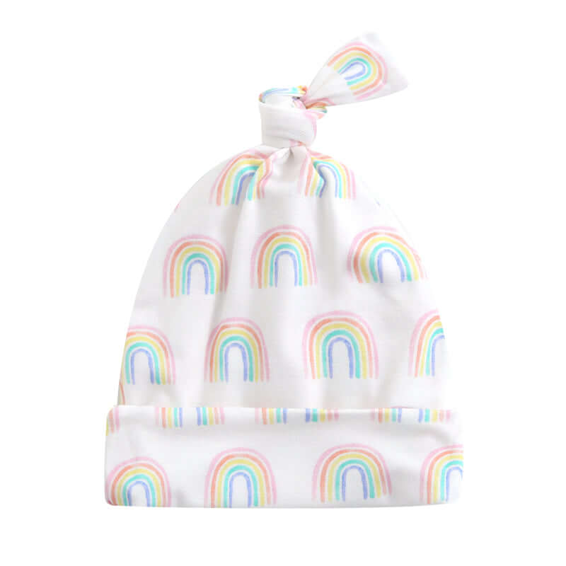 Luxie Charm Forever Rainbow Baby Beanie Hat - Everetts Place Boutique - 