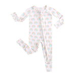 Luxie Charm Forever Rainbow Zippered Baby Romper - Everetts Place Boutique - 