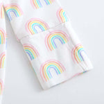 Luxie Charm Forever Rainbow Zippered Baby Romper - Everetts Place Boutique - 