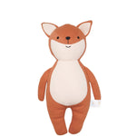 Goosewaddle® | Newborn Baby Blankets Toys Teethers Bibs & More Fox Knit Plush Stuffed Animal with Soft Cuddly Fabric