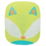 Goosewaddle® | Newborn Baby Blankets Toys Teethers Bibs & More Fox Stroller Blanket Soft Cozy Design with Colorful Bubbles
