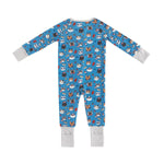 Dreamlet Freedom Cats Convertible Zip Footies For Babies 12 To 18M - Everetts Place Boutique - 