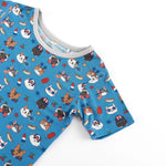 Dreamlet Freedom Cats Patriotic Bamboo Two Piece Pajama Set for Kids - Everetts Place Boutique - 