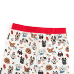 Dreamlet Freedom Dogs Patriotic Pajama Set With Stars And Stripes - Everetts Place Boutique - 