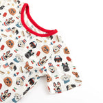 Dreamlet Freedom Dogs Short Pajama Set Patriotic Puppy Sleepwear - Everetts Place Boutique - 