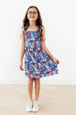 Mila & Rose ® Freedom Flowers Ruffle Cross Back Dress - 