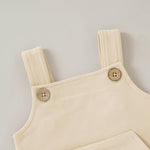 Newcastle Classics Organic Cotton Baby Overall with Buttons and Front Pocket for Comfort - Apparel & Accessories > Clothing > Baby & Toddler Clothing > Baby & Toddler Outfits Clothing