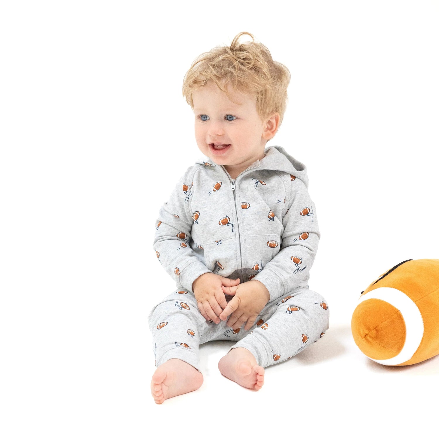 Angel Dear French Terry Zip Hoodie and Jogger Set for Kids - 