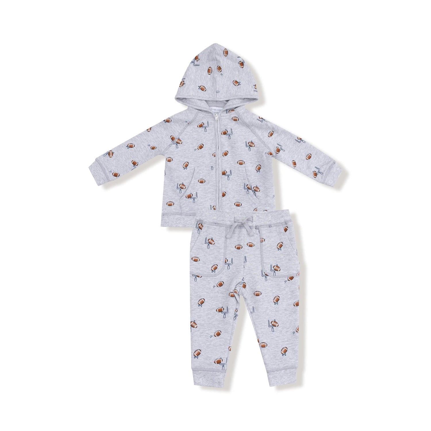 Angel Dear French Terry Zip Hoodie and Jogger Set for Kids - 