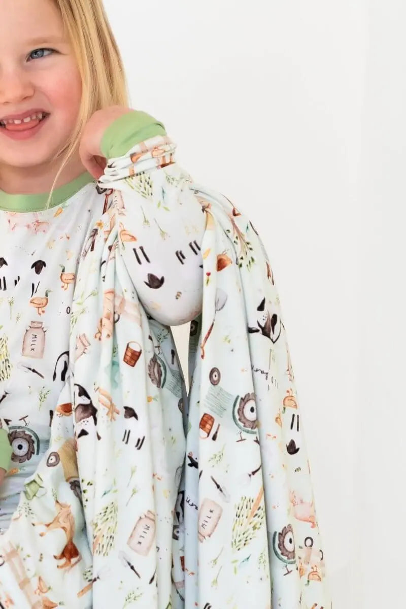 Hugga Babies Friendly Farms Huggable Blanket - Everetts Place Boutique - 
