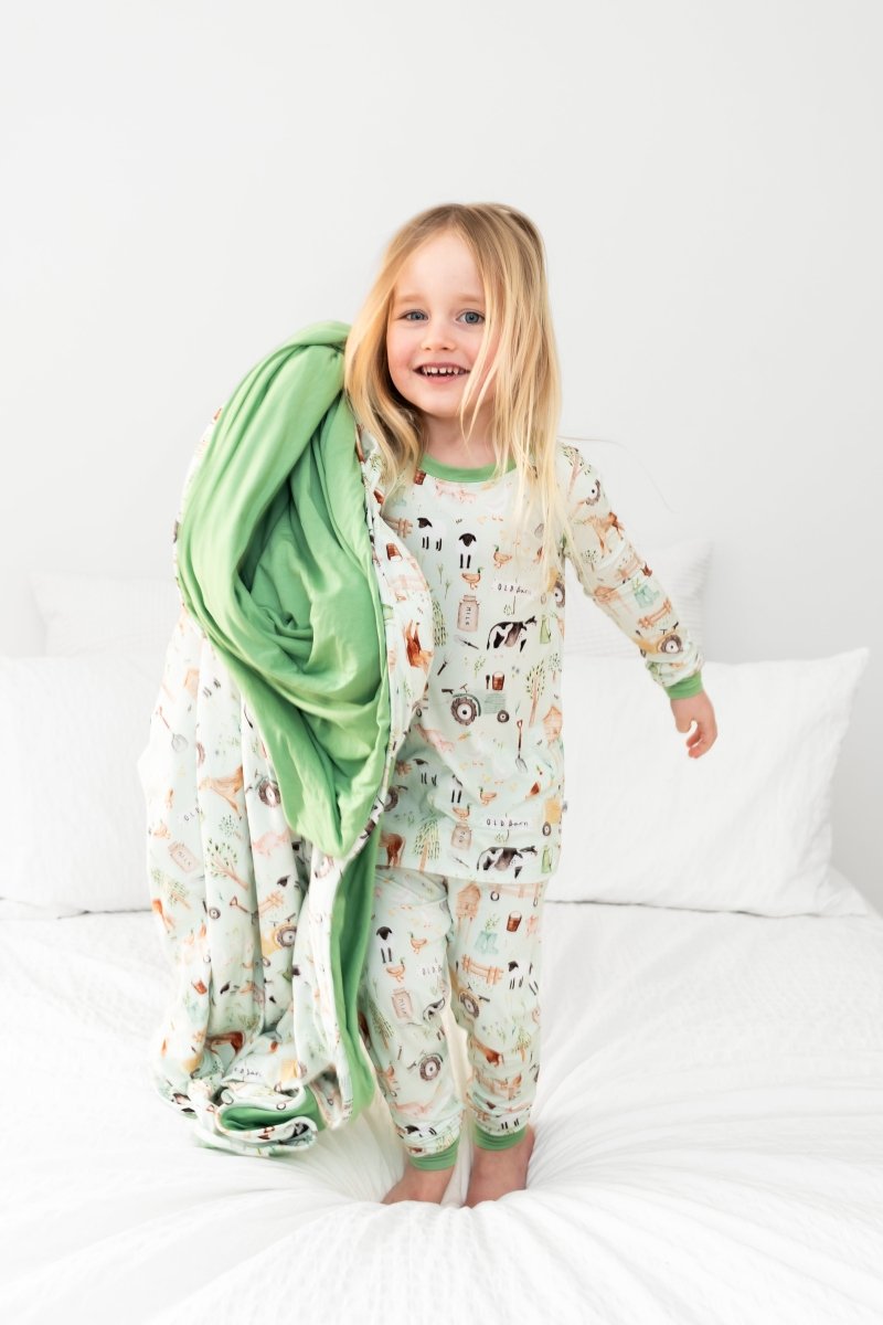 Hugga Babies Friendly Farms Huggable Blanket - Everetts Place Boutique - 