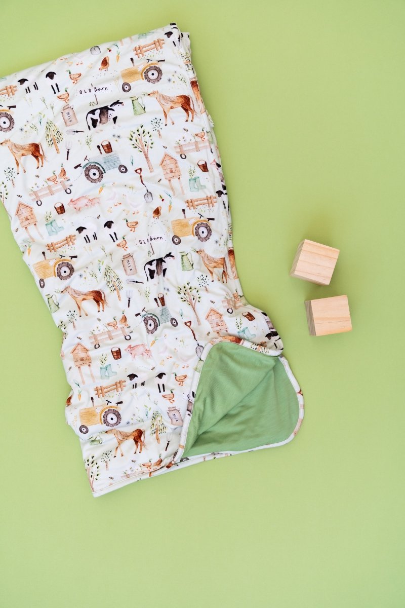 Hugga Babies Friendly Farms Huggable Blanket - Everetts Place Boutique - 