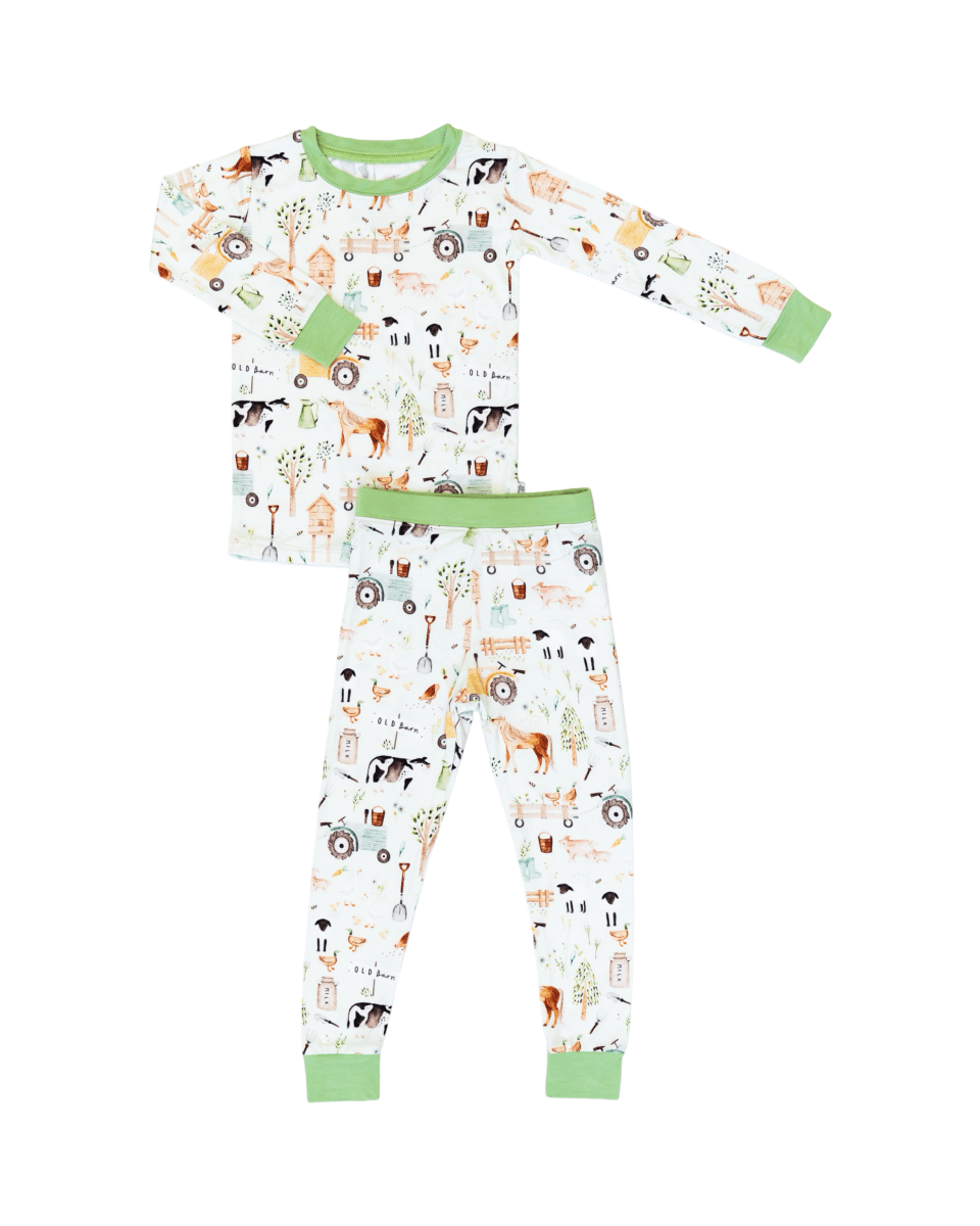 Hugga Babies Friendly Farms Two - Piece Set - Everetts Place Boutique - 