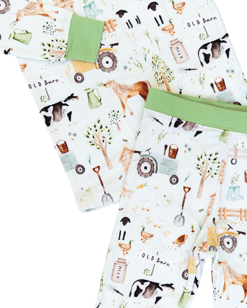 Hugga Babies Friendly Farms Two - Piece Set - Everetts Place Boutique - 
