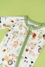 Hugga Babies Friendly Farms Zipper Lounger - Everetts Place Boutique - 