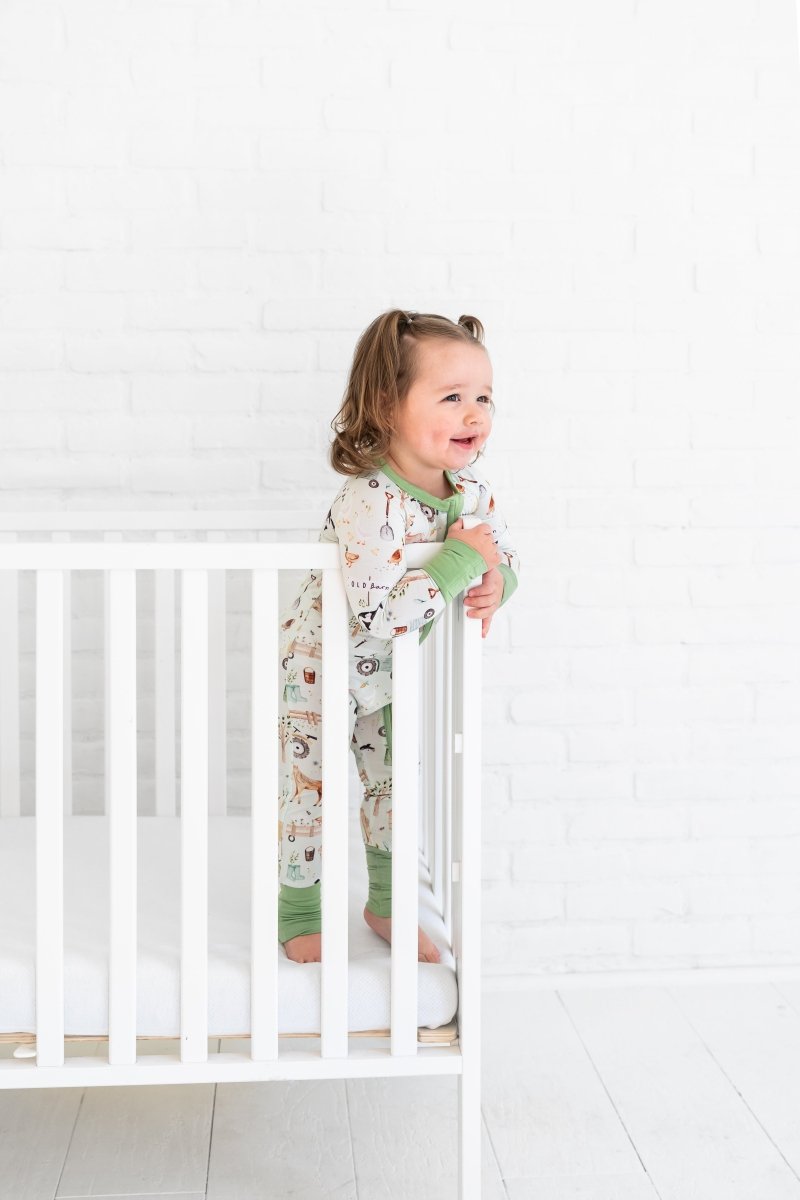 Hugga Babies Friendly Farms Zipper Lounger - Everetts Place Boutique - 