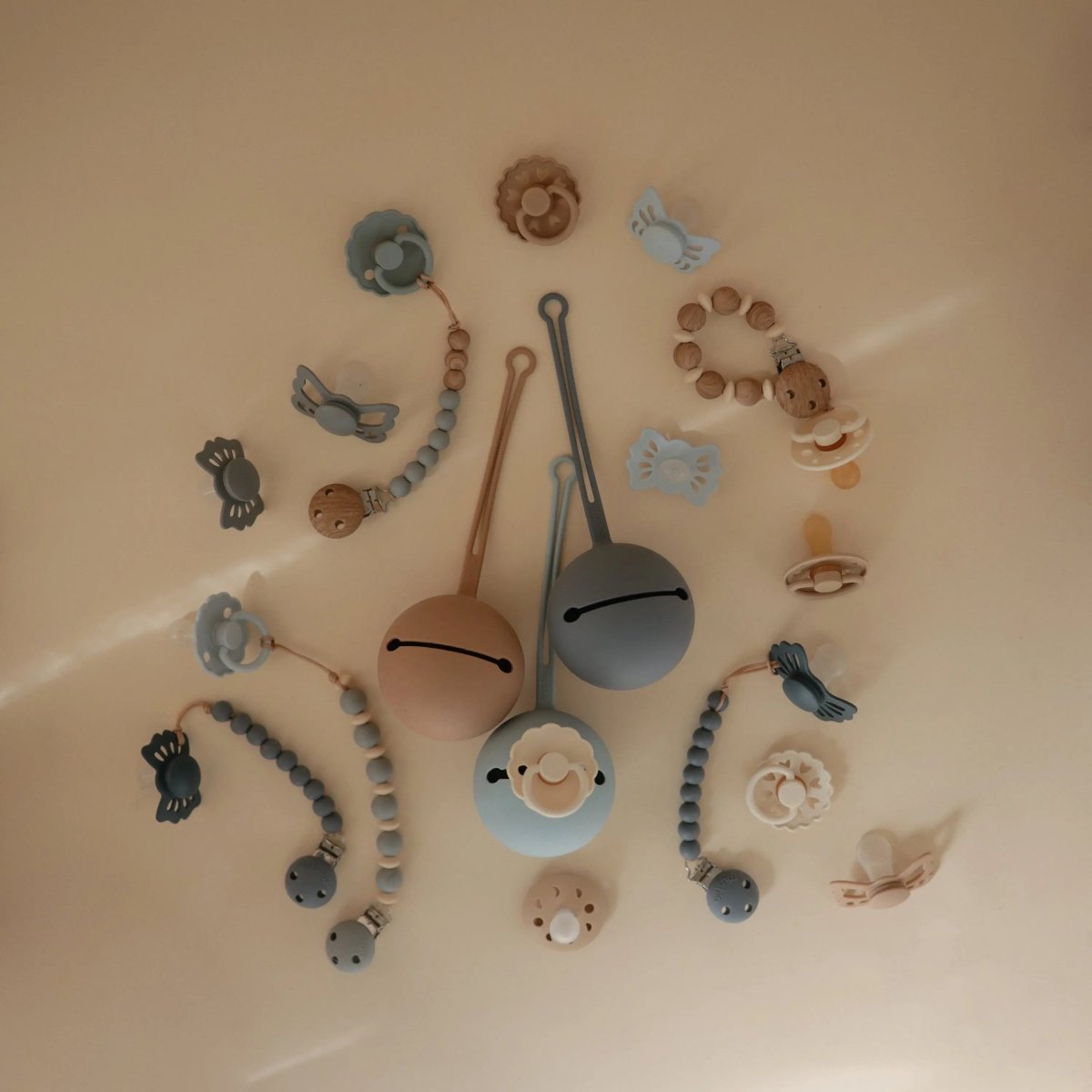 Mushie Frigg Andersen Fairytale Natural Rubber Pacifier 2 Pack - 