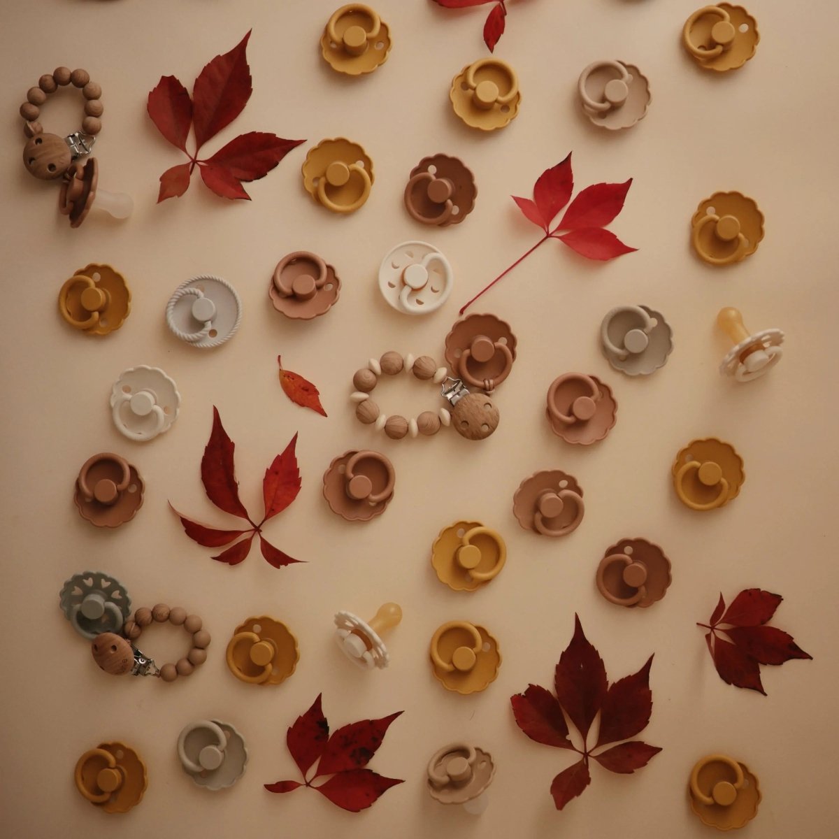 Mushie Frigg Andersen Fairytale Natural Rubber Pacifier 2 Pack - 