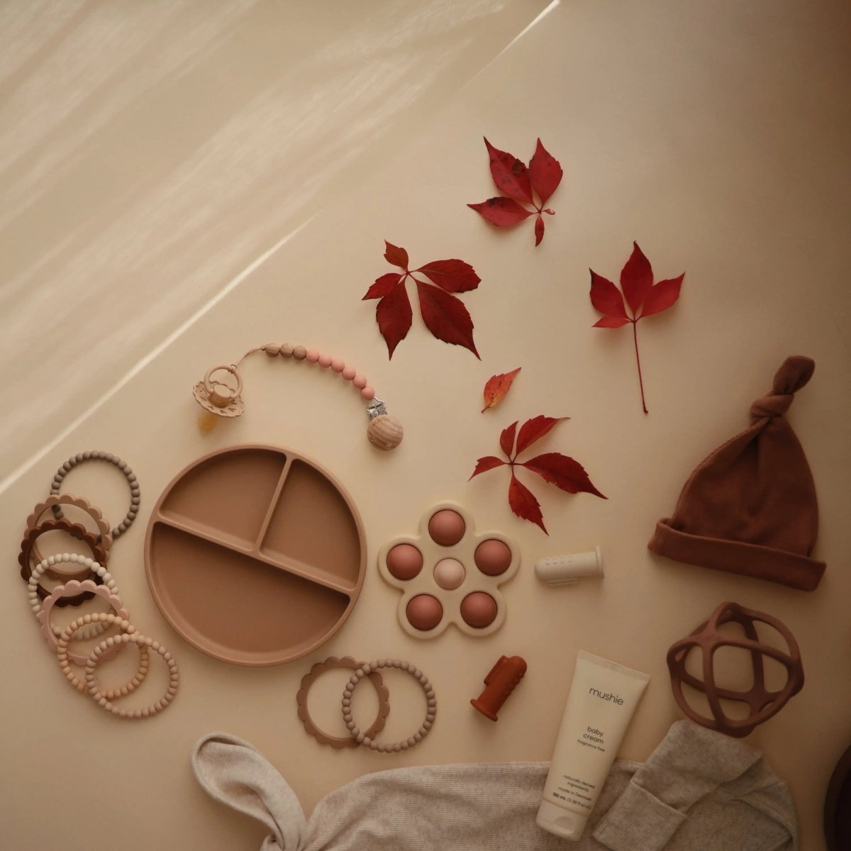 Mushie Frigg Andersen Fairytale Natural Rubber Pacifier 2 Pack - 