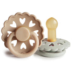Mushie Frigg Andersen Fairytale Natural Rubber Pacifier 2 Pack - Everetts Place Boutique - 