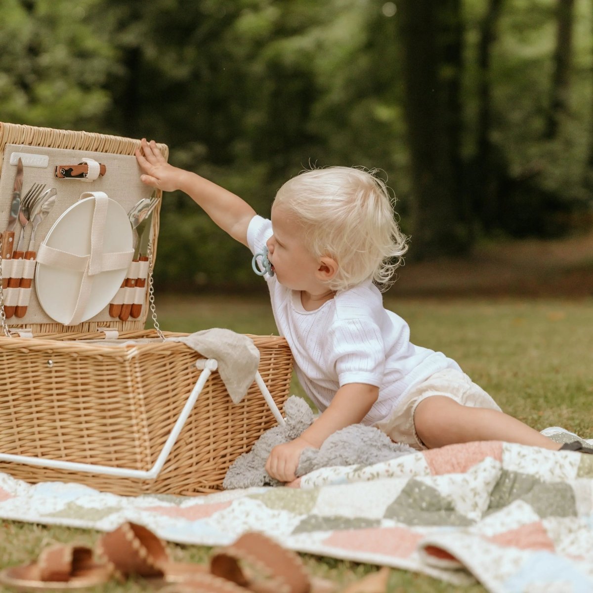 Mushie Frigg Andersen Fairytale Silicone Pacifier 2 Pack - 