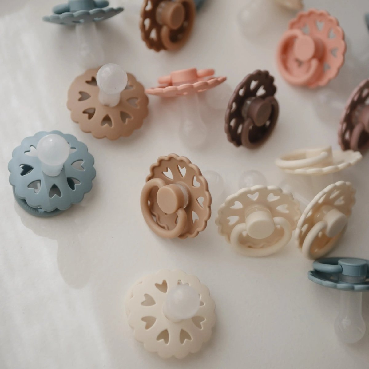 Mushie Frigg Andersen Fairytale Silicone Pacifier 2 Pack - 