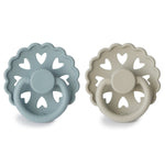 Mushie FRIGG Andersen Fairytale Silicone Pacifier 2-Pack -