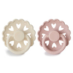 Mushie FRIGG Andersen Fairytale Silicone Pacifier 2-Pack -