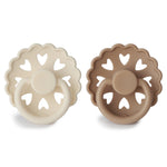 Mushie FRIGG Andersen Fairytale Silicone Pacifier 2-Pack -