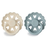 Mushie FRIGG Andersen Fairytale Silicone Pacifier 2-Pack -
