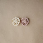 Mushie FRIGG Andersen Fairytale Silicone Pacifier 2-Pack -