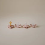 Mushie Frigg Baby's First Pacifier Floral Heart Blush 4 Pack - Everetts Place Boutique - 