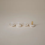 Mushie FRIGG Baby's First Pacifier Moonlight Sailing (Cream) 4-Pack -